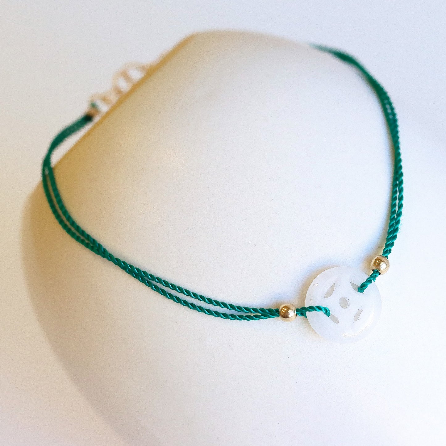 Jade Coin Friendship Bracelet