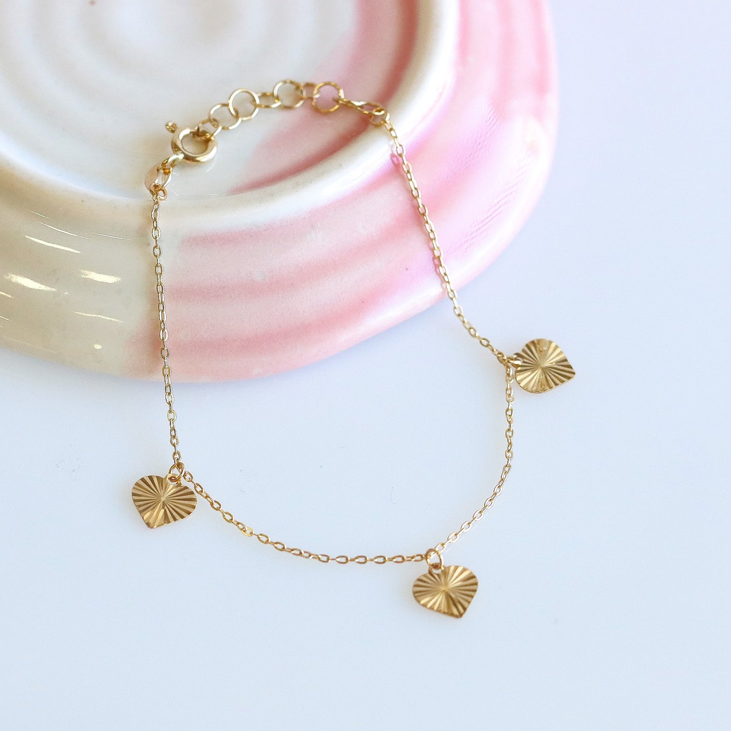 Tres Amore 14k Bracelet